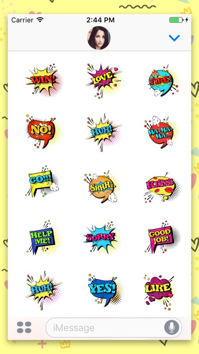 Comic Speech Animated Stickers screenshot 3