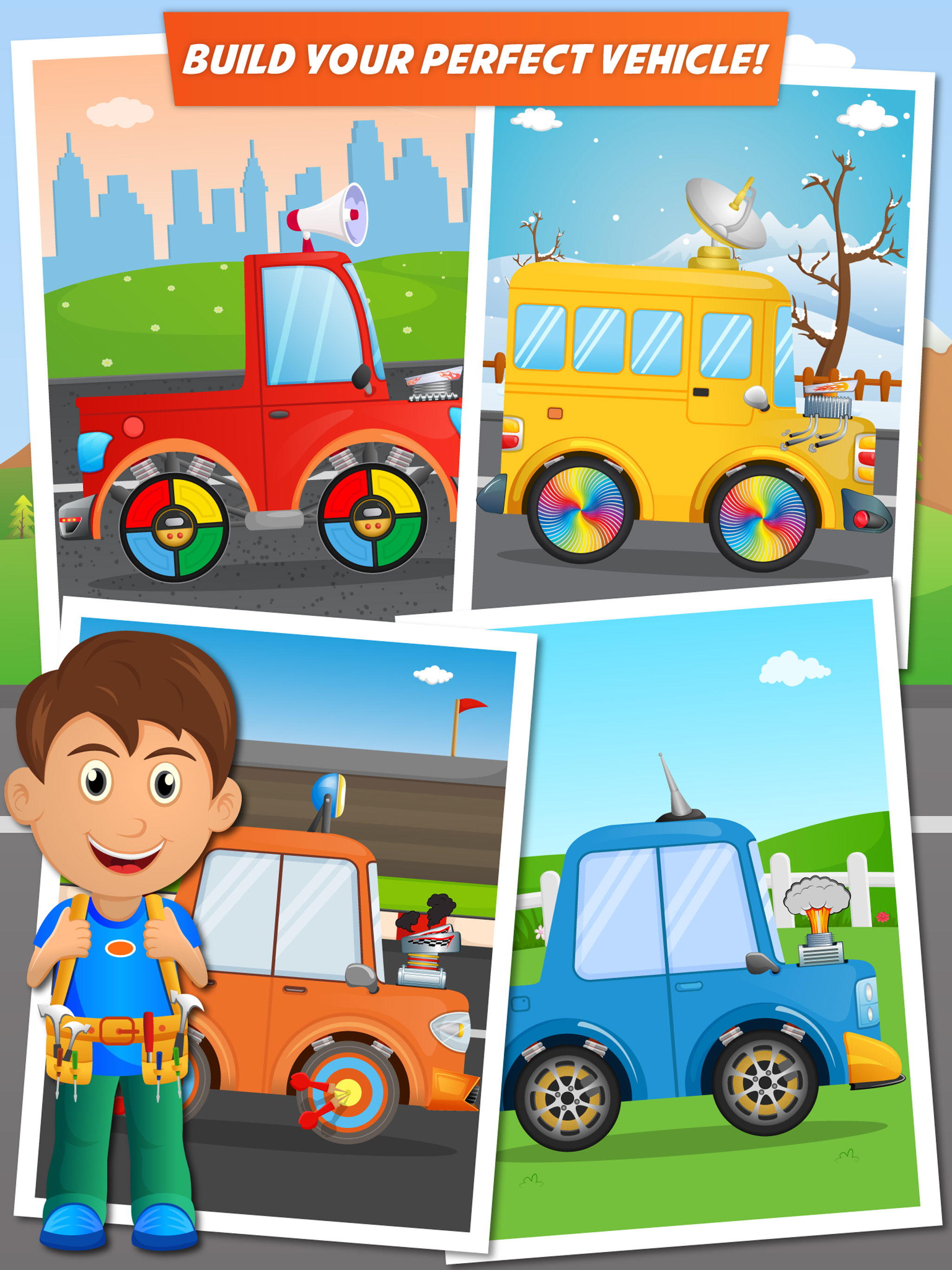 Little Truck Builder Factory- Vehicles and Trucks