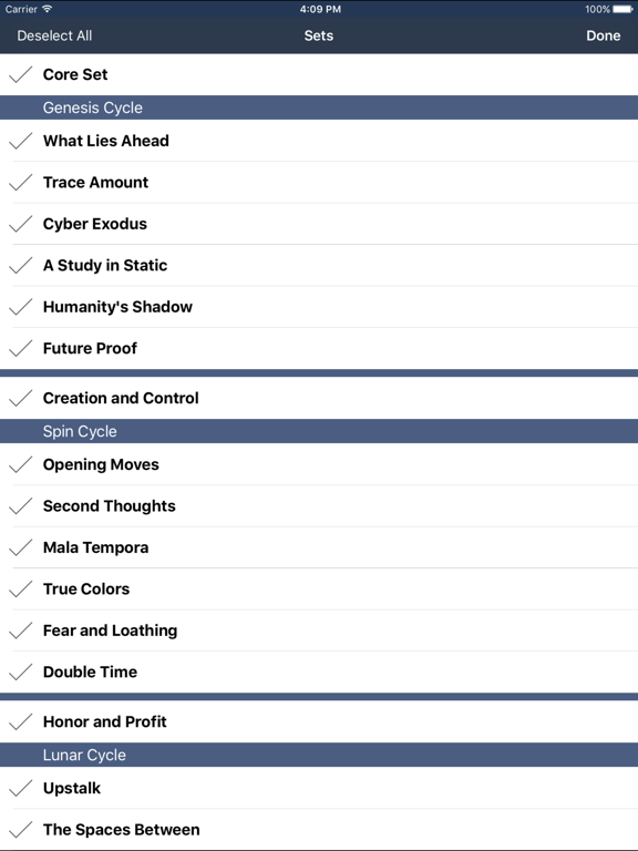 Screenshot #6 pour NetConsole - A Card Browser for Android Netrunner