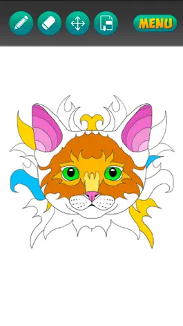 Game screenshot Mandala Coloring - Cat hack