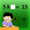 In this program there is a multiplication problem at the top of the screen with the second number blank