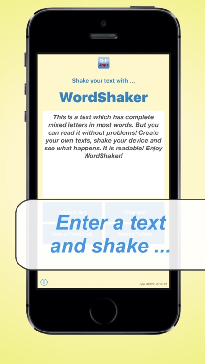 WordShaker | CNPApps | Alphabetical jumble