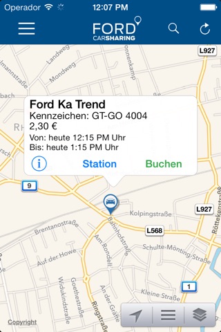 Ford Carsharing screenshot 4