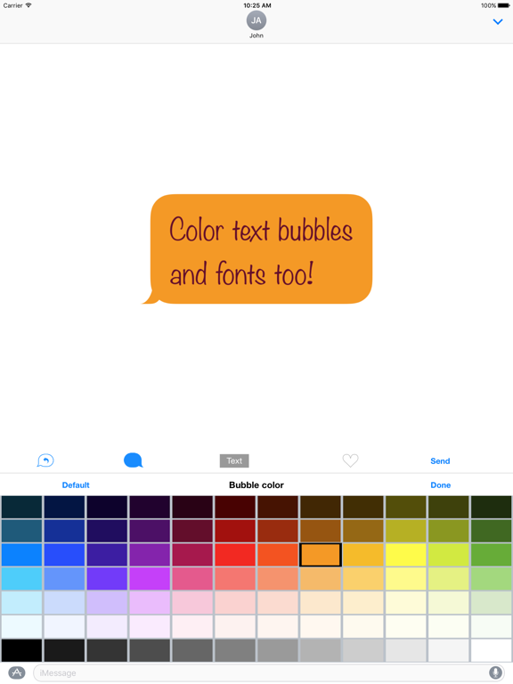 Screenshot #5 pour Color Text Bubbles on iMessage