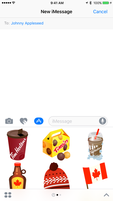 Screenshot #1 pour Tims Stickers