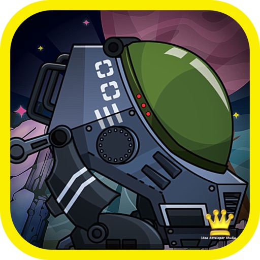 robot invasion war - Alien fighting game free for kids Icon