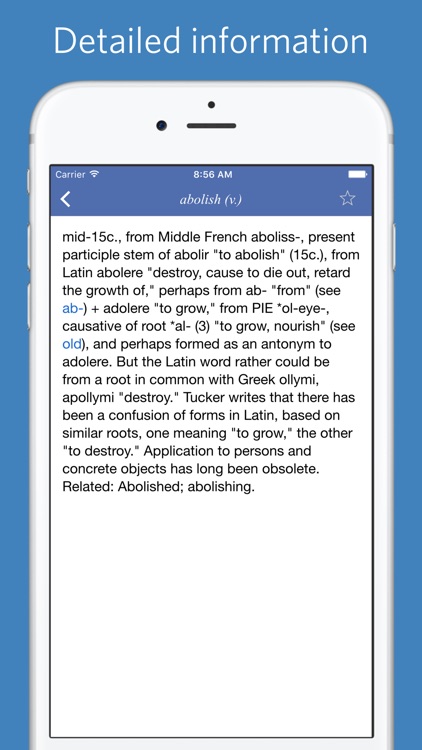 English etymology - Advanced Edition