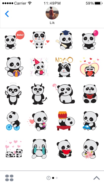 PandaMoji - Panda Stickers for iMessage