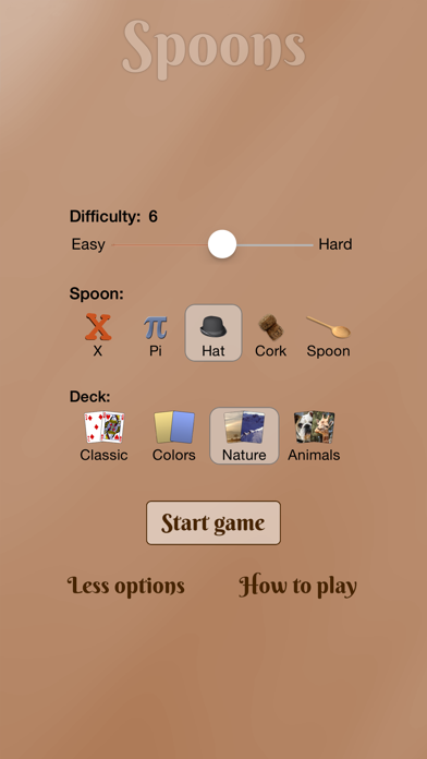 Spoons Card Game Screenshot