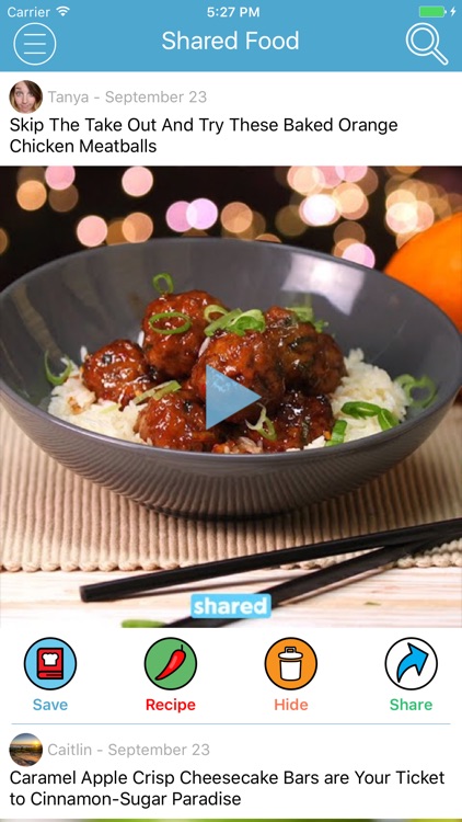 Shared Food - Cooking Videos