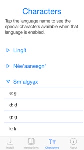 Chert – Alaska’s Native Language Keyboard screenshot #4 for iPhone