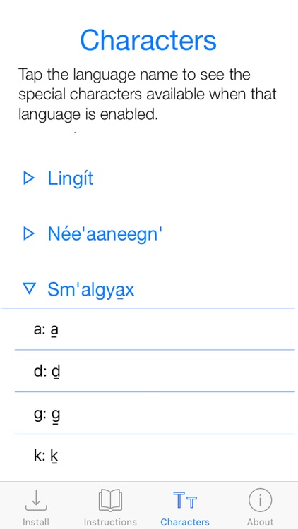 Chert – Alaska’s Native Language Keyboard screenshot-3
