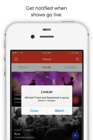 LiveList - Find and Watch Live Streaming Concerts screenshot 3