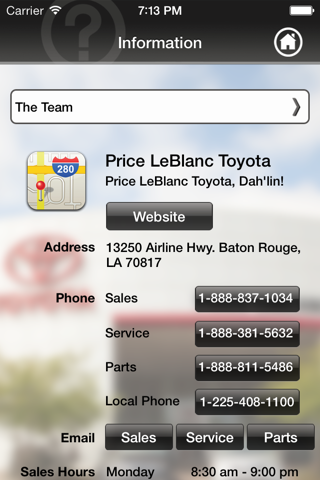 Price LeBlanc Toyota screenshot 3