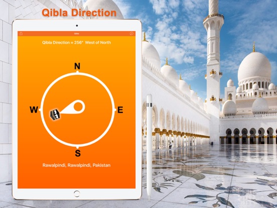 Screenshot #4 pour Qibla Compass & Locator Pro