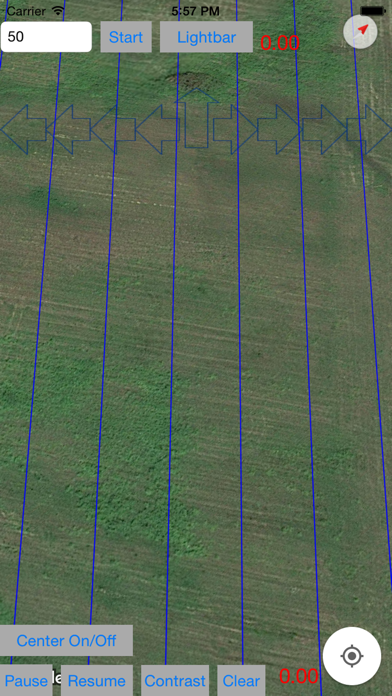 Farm Sprayer GPS Screenshot