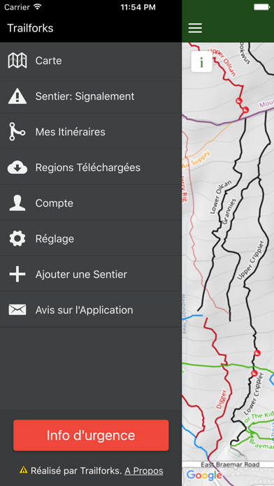 Screenshot #3 pour Trailforks