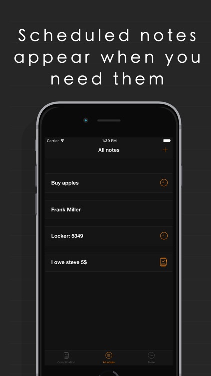 WatchNotes - Display notes on watch face screenshot-3