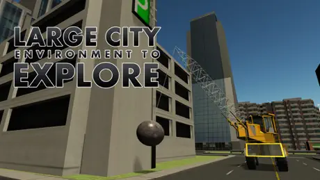 Wrecking Ball Demolition Crane – Drive mega vehicle in this driv