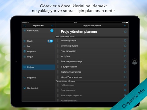 Organize Me for iPad screenshot 2