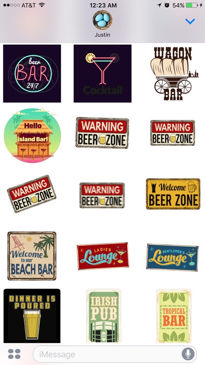 Bar Stickers