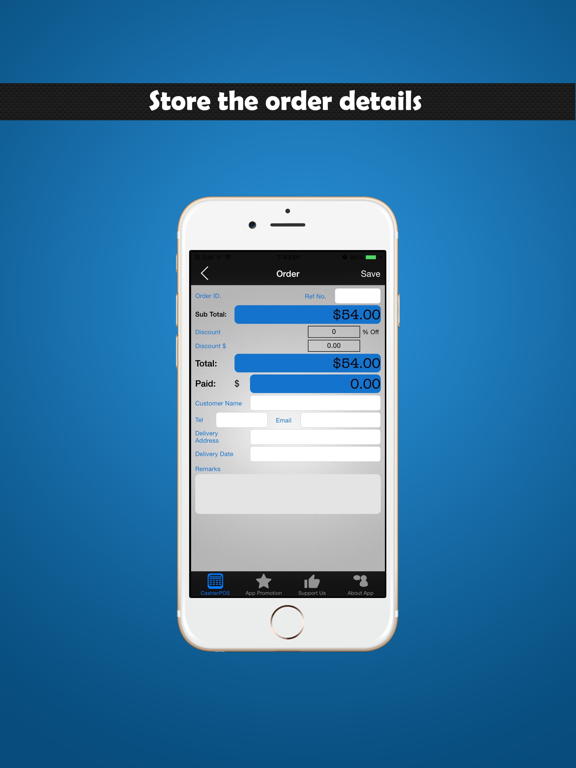 CashierPOS - Barcode Inventory Sales system iPad screenshot 5 - Productivity app