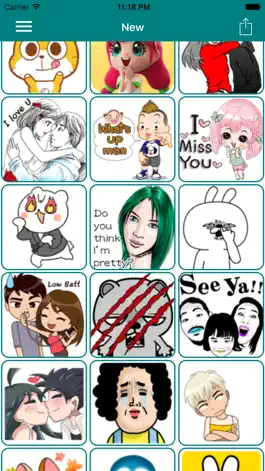 Game screenshot Смайлов наклейки - Cool Romance Emojis для чата mod apk