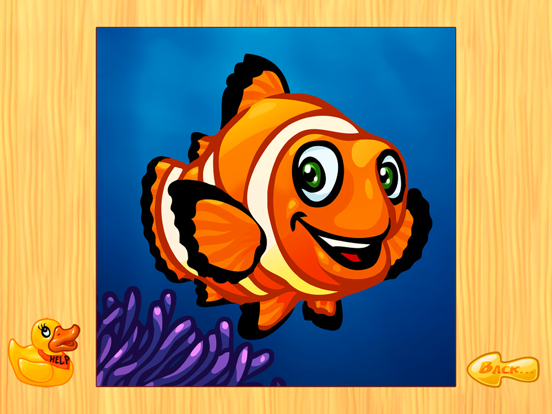 Oceaan dieren puzzel - funny baby eerste blok puzzels met zeedieren voor kinderen en peuters waaronder huisdieren kleurboek iPad app afbeelding 1