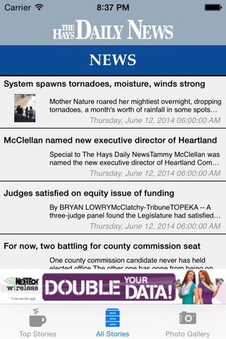 The Hays Daily News screenshot 2