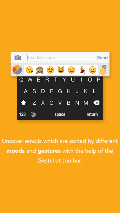 Screenshot #3 pour Gestchat Keyboard - Finding emojis is easier than ever