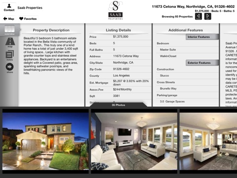 Saab Properties for iPad screenshot 4