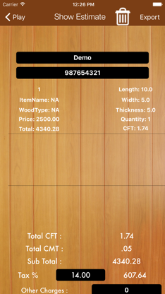 Timber Calculator screenshot 4