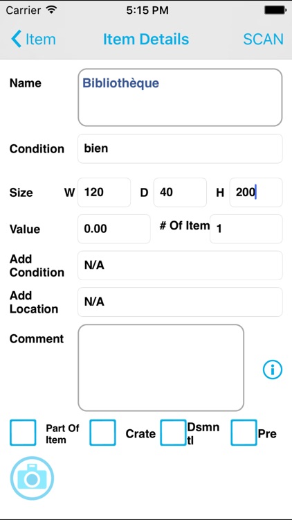 Voxme Inventory