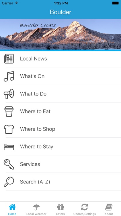 Boulder App - Local Business & Travel Guide