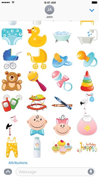 Cute Baby Stickers