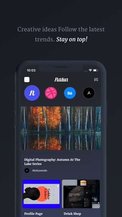 Flatun - Creative News screenshot 2