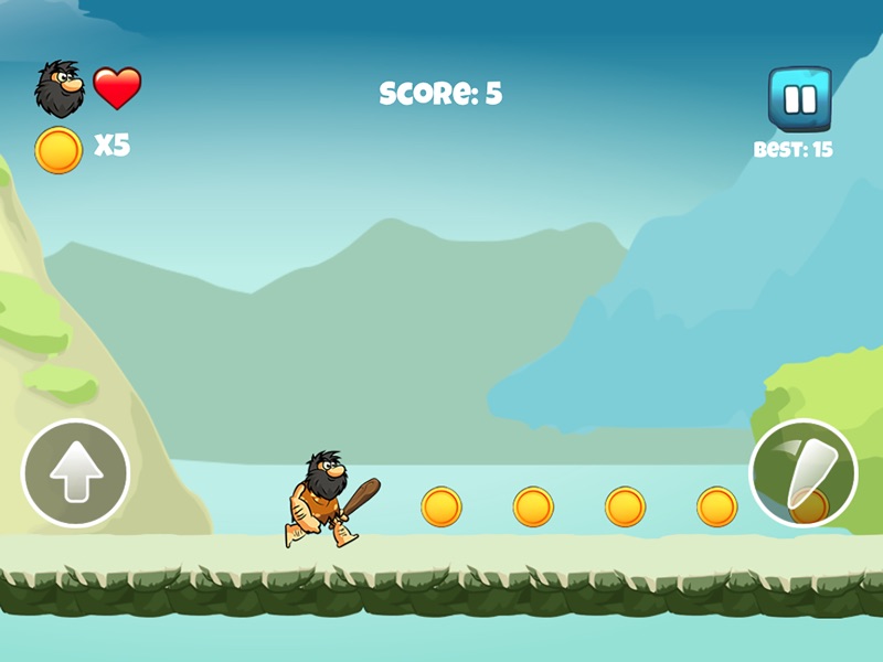 Dinosaur vs Caveman - Dino Hunting Games for Kids screenshot 6