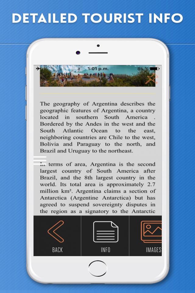 Argentina Travel Guide and Offline City Map screenshot 3