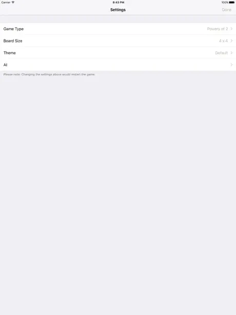 2048 tile number puzzle math game