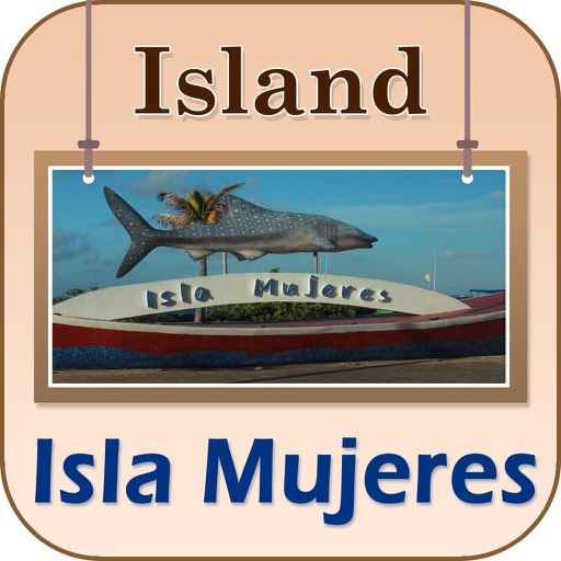 Isla Mujeres Island Offline Map Guide