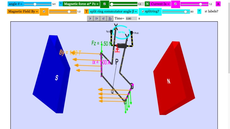 DC Motor 3D Simulator