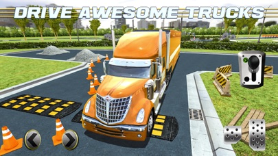 3D Monster Trucker Parking Simulator Game - Real Car Driving Test Run Sim Racing Games Screenshot 1