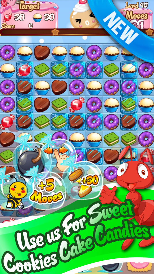 #5. cookie Splash Mania - Match 3 Puzzle game (iOS) 由: Pisit Aussawasuriyawong