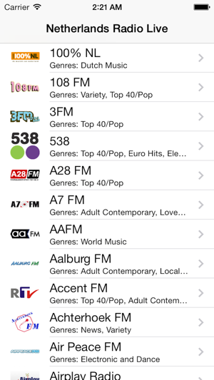Netherlands Radio Live Player (Nederland / Dutch)(圖1)-速報App