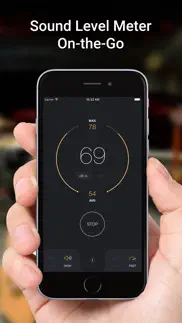 db decibel meter - sound level measurement tool iphone screenshot 1
