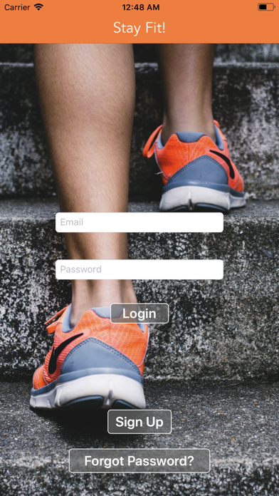 Stay Fit! iPhone screenshot 1 - Health & Fitness app