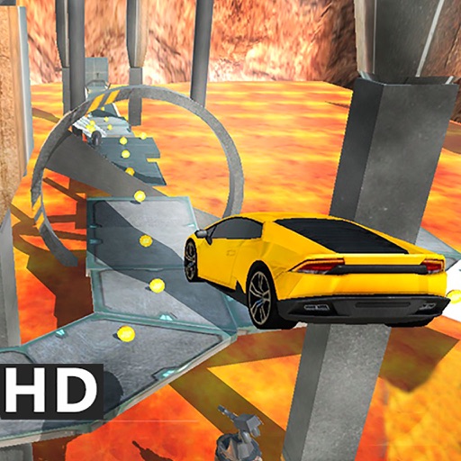 Hill Stunt 3D Speed Racing Car Icon