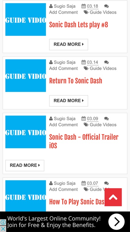 Guide For Sonic Dash - Sonic Dash Tips and Tricks
