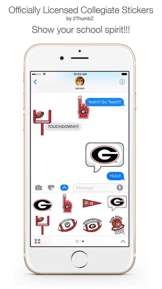 University of Georgia Stickers for iMessage - 1.0 - (iOS)