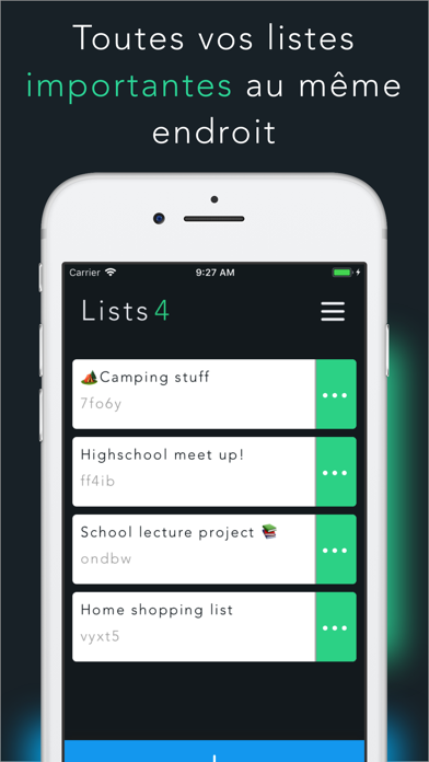 Screenshot #1 pour Keeta - The app to keep track